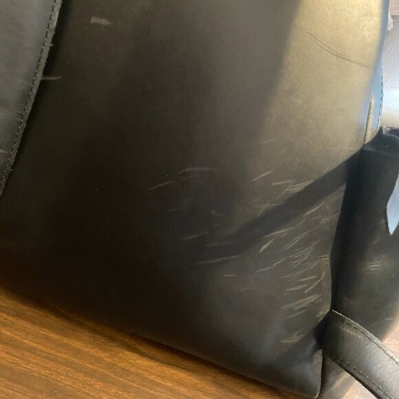 Able Black Leather Alem Backpack - Picture 8 of 8